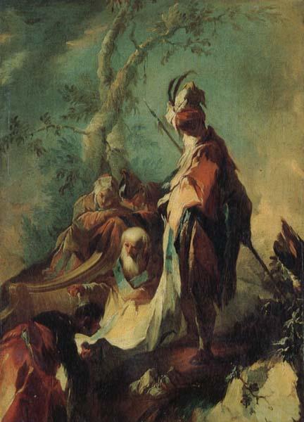 MAULBERTSCH, Franz Anton The Baptism of the Eunuch Sweden oil painting art